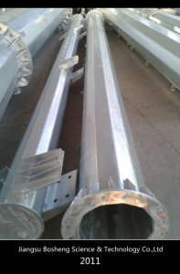Zinc Galvanized Electricity Steel Pole