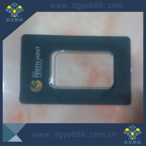 Custom Comprehensive Security Gold Bar PVC Card